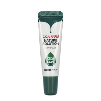 Бальзам для губ восстанавливающий с центеллой азиатской Cica Farm Nature Solution Lip Balm, FarmStay, 10 г