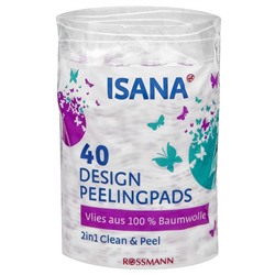 ISANA Design Peeling Диски для пилинга и для удаления лака 40 шт.