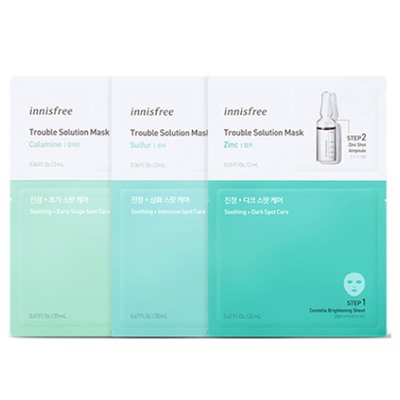 Innisfree Trouble Solution Тканевая маска для проблемной кожи (1 шт)