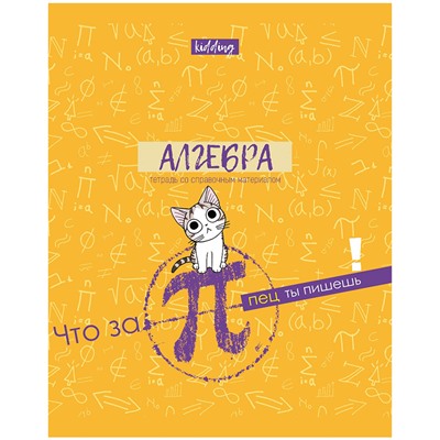Тетрадь предметная 48л. BG "Kidding" - Алгебра, эконом