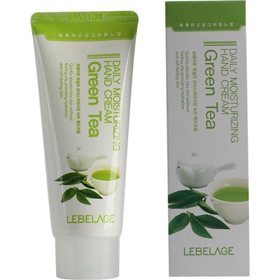 Крем для рук увлажняющий с экстрактом зеленого чая Daily Moisturizing Green Tea Hand Cream, LEBELAGE   100 мл