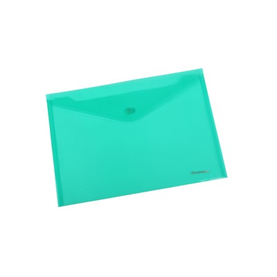 Папка-конверт на кнопке А4 зеленая 180мкм BERLINGO AKk_04104