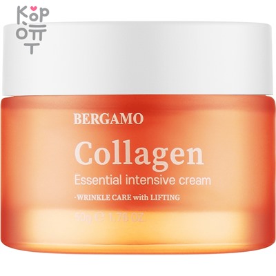 Bergamo Collagen Essential Intensive Cream - Крем для лица с экстрактом Коллагена 50мл.,