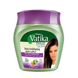 Dabur Vatika Naturals Deep Conditioning Olive, Almond, Henna 500g / Маска для Волос Глубокое Кондиционирование Оливка, Миндаль, Хна 500г