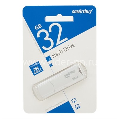 USB Flash  32GB SmartBuy CLUE белый 3.1