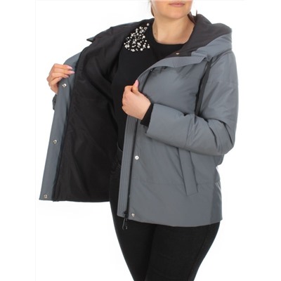 2255 GRAY Куртка демисезонная женская Flance Rose (100 гр. синтепон) размер 42