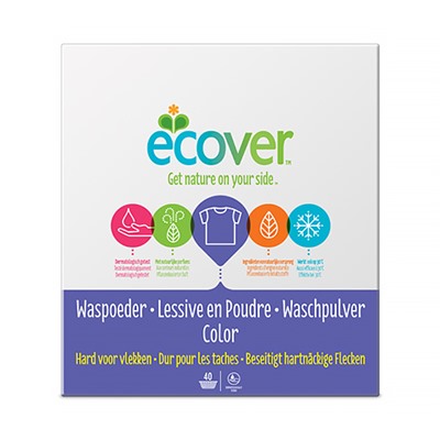 ECOVER Стиральный порошок-концентрат для цветного белья экологический 3 кг