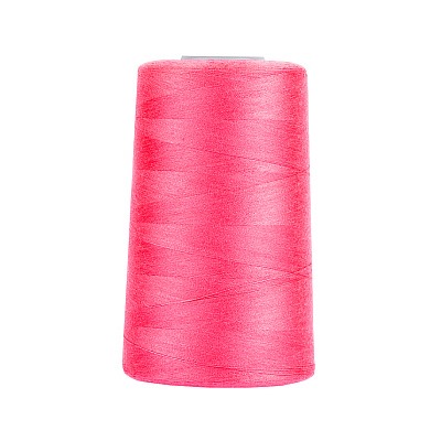 Нитки швейные 50/2 полиэстер 5000 ярд цв.713 розовый (неон) MAX
