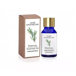Эфирное масло Розмарина (10 мл), Rosemary Essential Oil, произв. Sage Apothecary