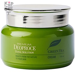Deoproce Premium Green Tea Total Solution Cream - Крем с экстрактом Зеленого Чая 100мл.,