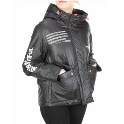 005 BLACK Куртка демисезонная женская (100 гр. синтепон) размер M(44) - 50 российский