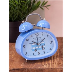 Часы-будильник "Transport", blue