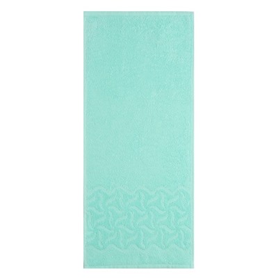 Полотенце махровое «Радуга» цвет ментол, 70х130, 295 гр/м