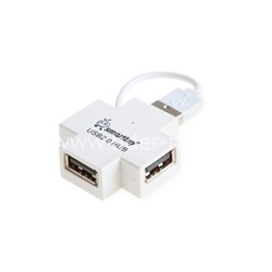 Разветвитель на 4 порта (USB hub) SBHA-6900-W Smartbuy белый