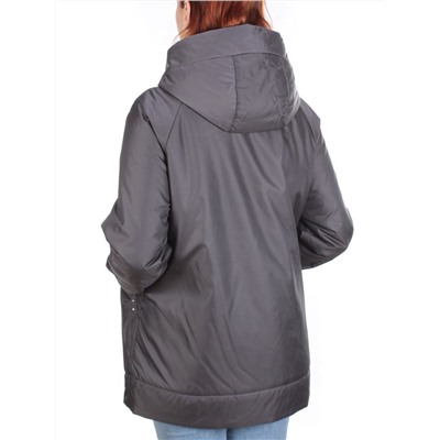 GWC21028P DARK GRAY Куртка демисезонная женская (100 гр. синтепон) PURELIFE размер 52 российский