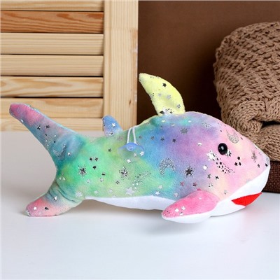 Мягкая игрушка «Акула», космос, 26 см