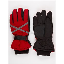 Мужские зимние горнолыжные перчатки красного цвета 973Kr