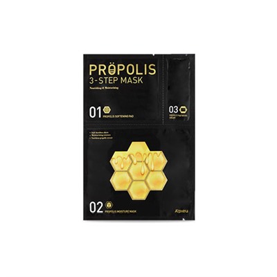 APIEU Propolis 3-х шаговая маска с прополисом (1 шт)