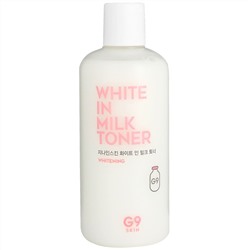 Тонер для лица White In Milk Toner G9SKIN  , 50 мл (пробник)