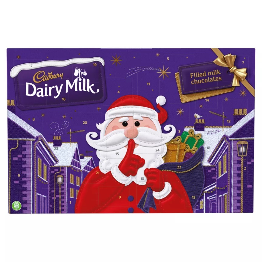 Cadbury Dairy Milk Advent Calendar 200g купить, отзывы, фото, доставка