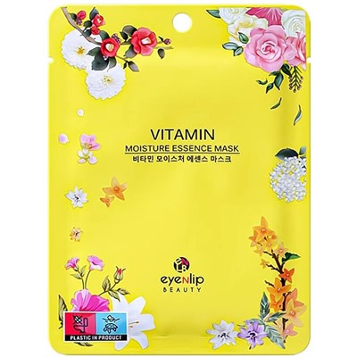 Маска на тканевой основе витаминная Moisture Essence Mask Vitamin, EYENLIP, 25 мл