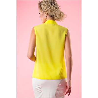 Блуза без рукавов цвет желтый (Б-69-3)
