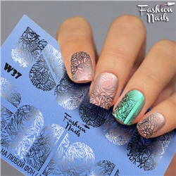 Fashion Nails, Слайдер-дизайн W37