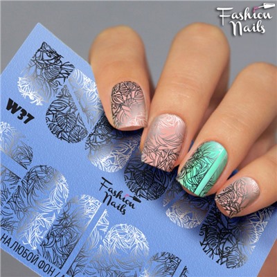 Fashion Nails, Слайдер-дизайн W37