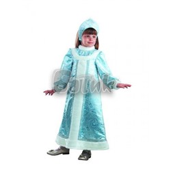 Детский карнавальный костюм Снегурочка шёлк (дет.) 429