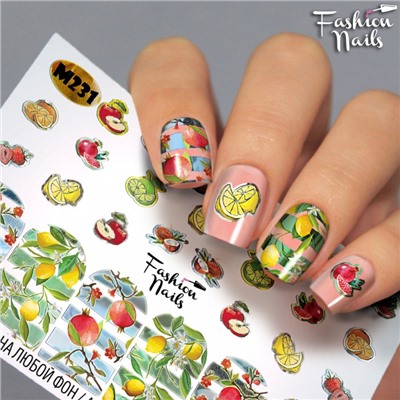 Fashion Nails, Слайдер-дизайн M231