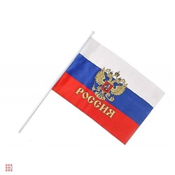 Флаг РОССИЯ, 16х24 см