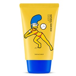 THE FACE SHOP Natural Sun Eco Солнцезащитный крем с эффектом фотошопа SPF50 PA+++ [Выпуск The Simpsons]