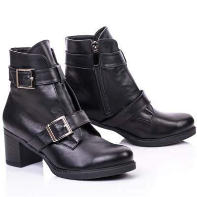 Женские кожаные ботинки Shik Shoes Shik4035 Черный: Под заказ