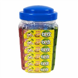 Жевательная резинка Baby Chewing Gum ассорти вкусов в банке 12,5гр (60шт в блоке)
