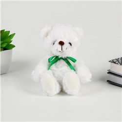 Мягкая игрушка «Медведь», с зелёным бантиком