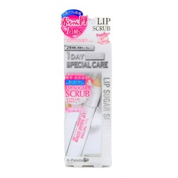 Увлажняющий сахарный скраб для губ с ароматом персика Lip Sugar Scrub Moist Peach, K-Palette 3,2 мл