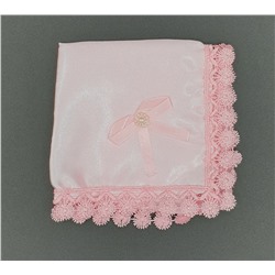 Свадебный платочек 807, розовый