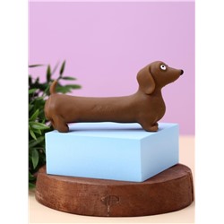 Мялка - антистресс «Stretchy dachshund», brown