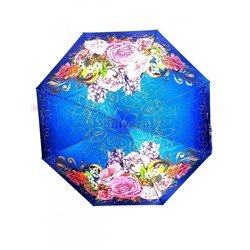 Зонт женский DINIYA арт.108 полуавт 23"(58см)Х8К цветы