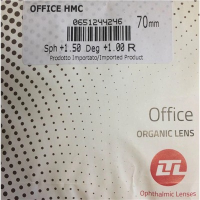 Линза MEKK 1.5 Organic Office Lens SHMC