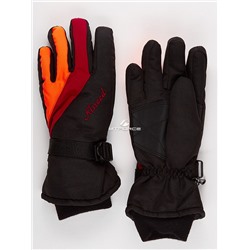 Мужские зимние горнолыжные перчатки красного цвета 970Kr