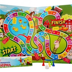 Игра настольная "Ферма", ходилка