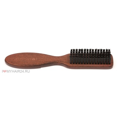 Парикмахерская щетка-сметка I LOVE MY HAIR "Sweeper" 8001 деревянная (щетина 11 мм)