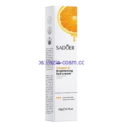 Осветляющий, омолаживающий крем для кожи вокруг глаз Sadoer с витамином С (79799)