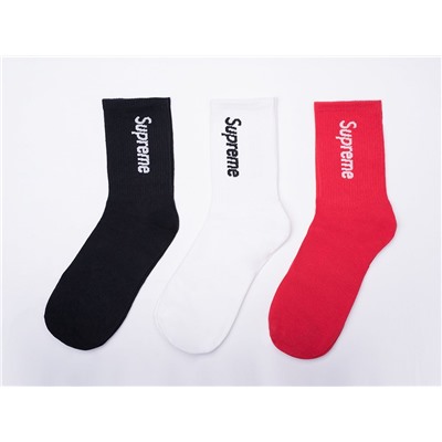 Носки Supreme в коробке 3 пары