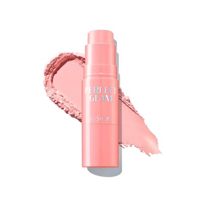 Румяна-стик для лица Perfect Glam Stick Blusher PK01 pink fairy, THE SAEM, 6 г