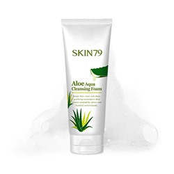 SKIN79 Aloe Aqua Увлажняющая пенка для умывания с экстрактом алоэ вера