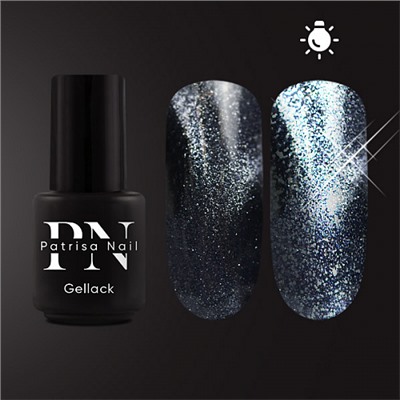 Patrisa Nail, Гель-лак Polar Night Flash Magnetic (холодное серебро), 3,5 мл