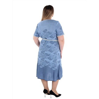 [009-008-300] Платье «Русана» синий