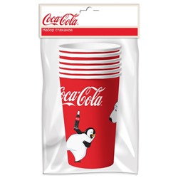 Набор бумажных стаканов Coca-Cola. Мишки-1, 6 шт*330 мл 297472